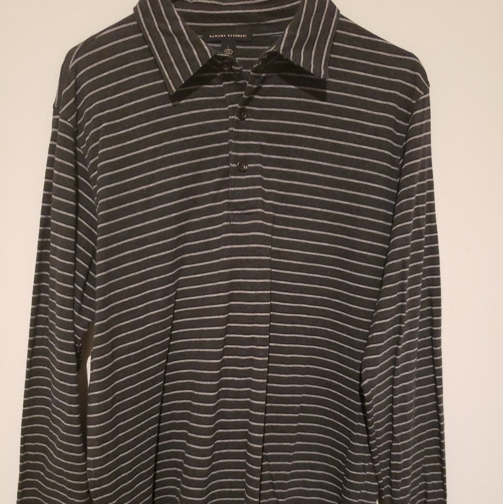 Banana Republic large polo shirt long sleeve